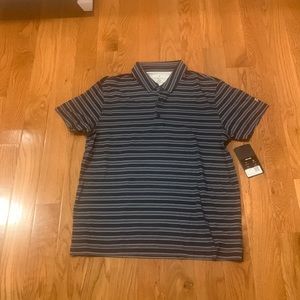 Men’s fabletic classic navy covert strip polo shirt